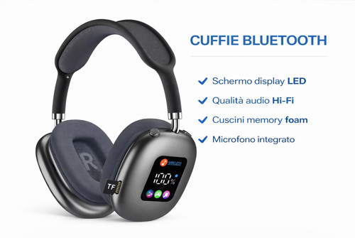 Cuffie bluetooth cuffia - ,